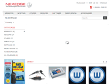 Tablet Screenshot of nexedge.com.my